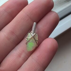 Silver Opal Pendant